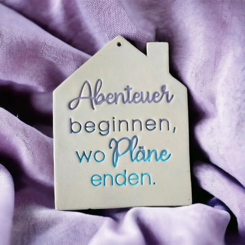Abenteuer beginnen wo Pläne enden - Prägestempel - Minseart