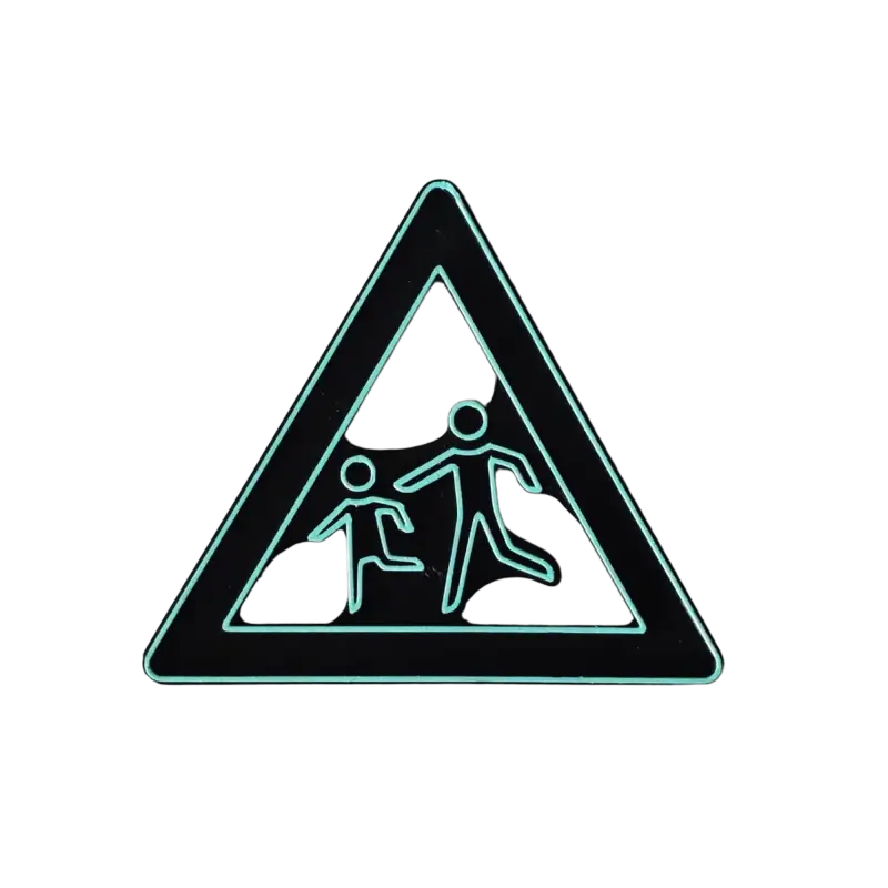 Achtung spielende Kinder Schilder - Stempel - Spruchstempel