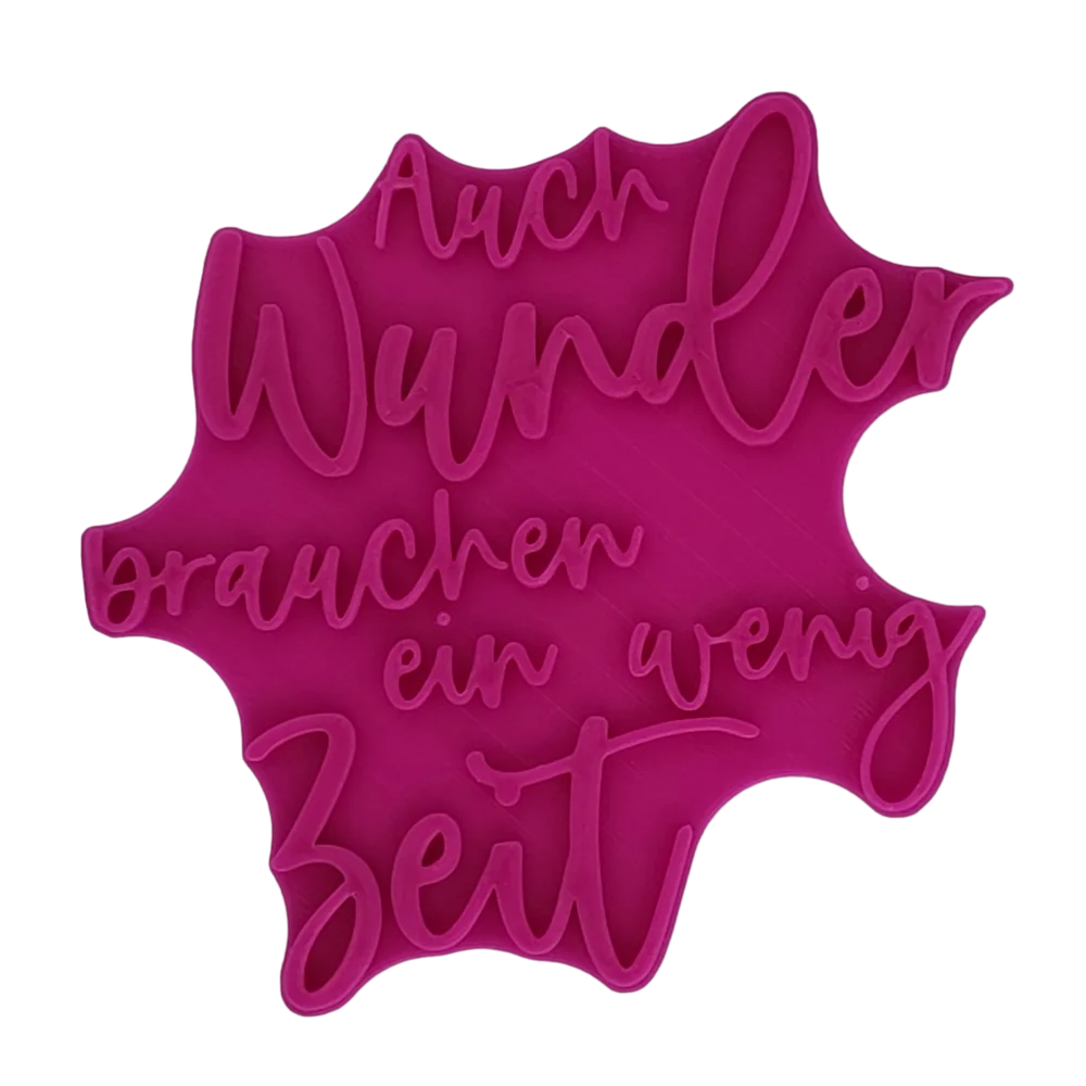 Auch Wunder brauchen ein wenig Zeit - Stempel - Minseart