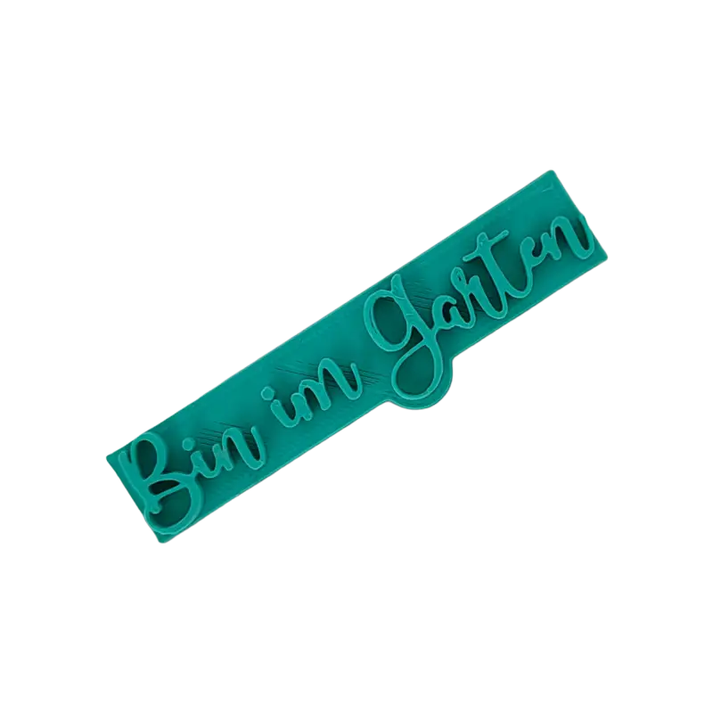 Bin im Garten - Stempel - Minseart