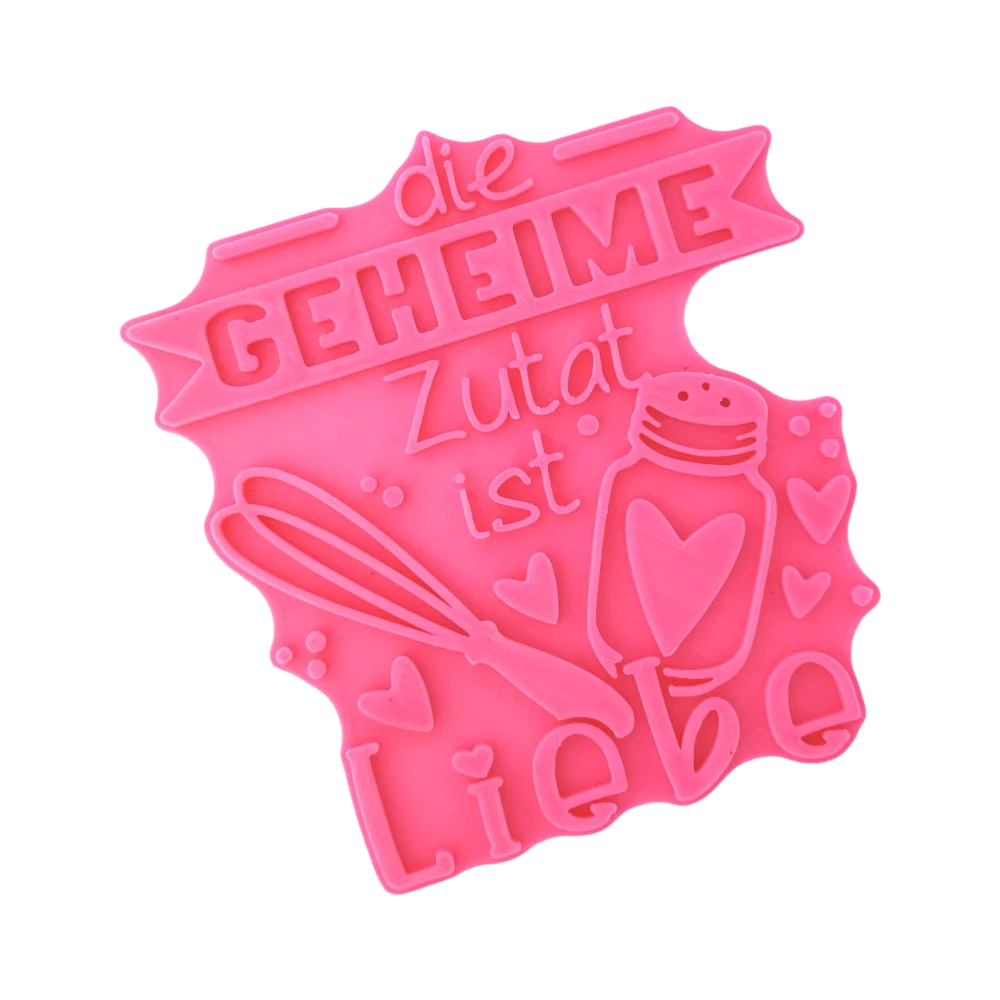 Die geheime Zutat ist Liebe - Stempel - Minseart
