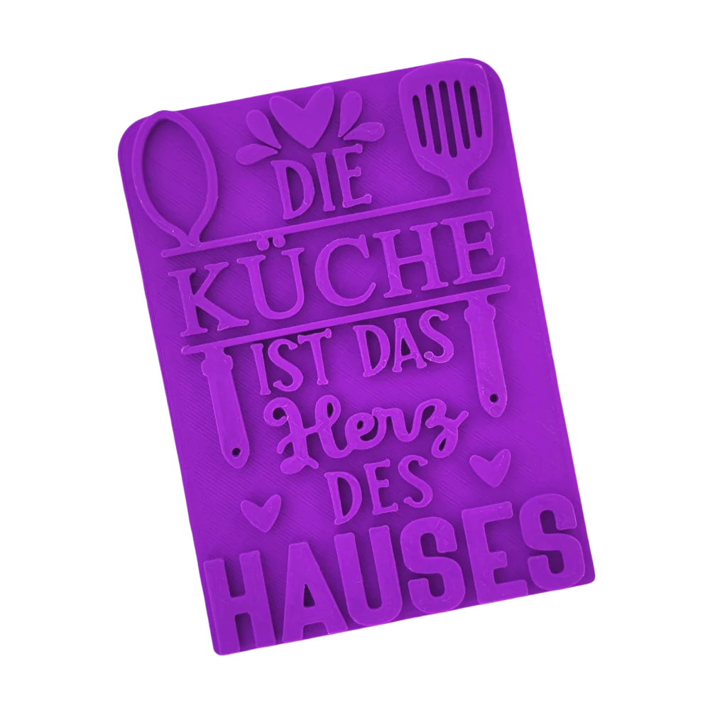 Die Küche ist das Herz des Hauses - Prägestempel - Minseart