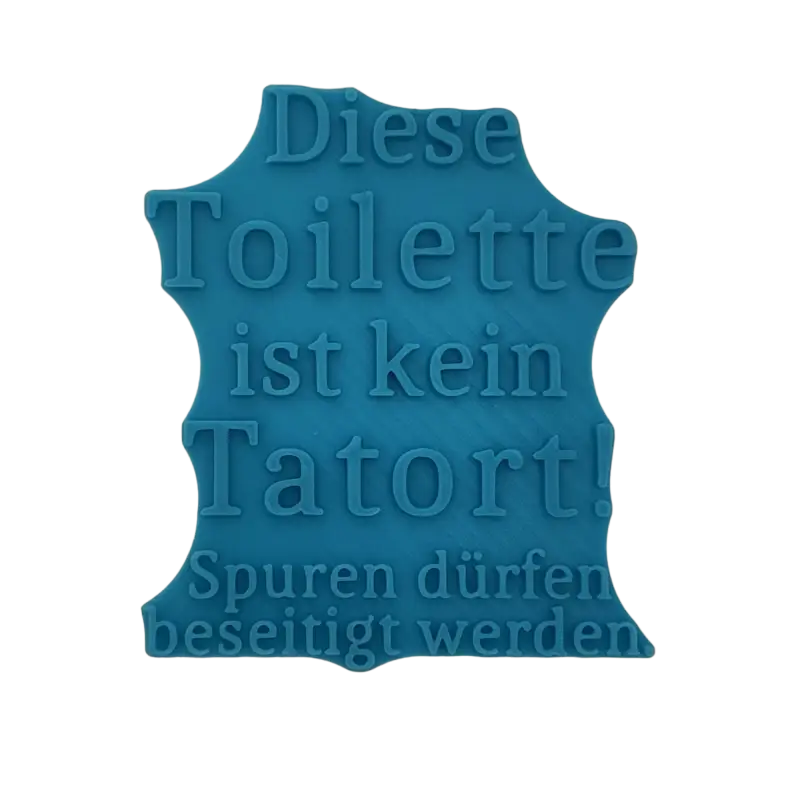 Diese Toilette ist kein Tatort - Stempel - Minseart