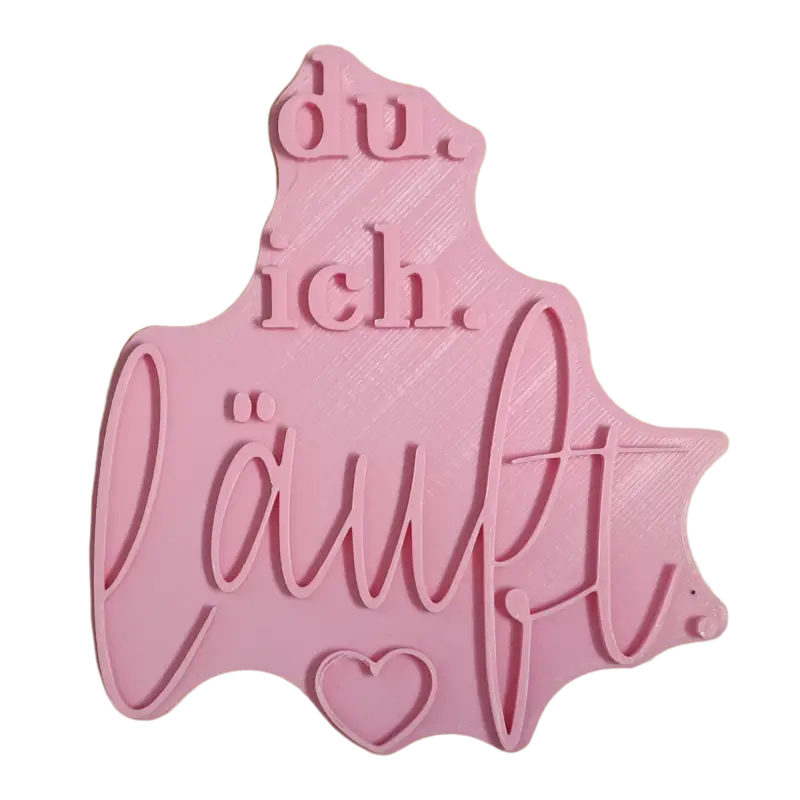 du. ich. läuft. 2- Stempel