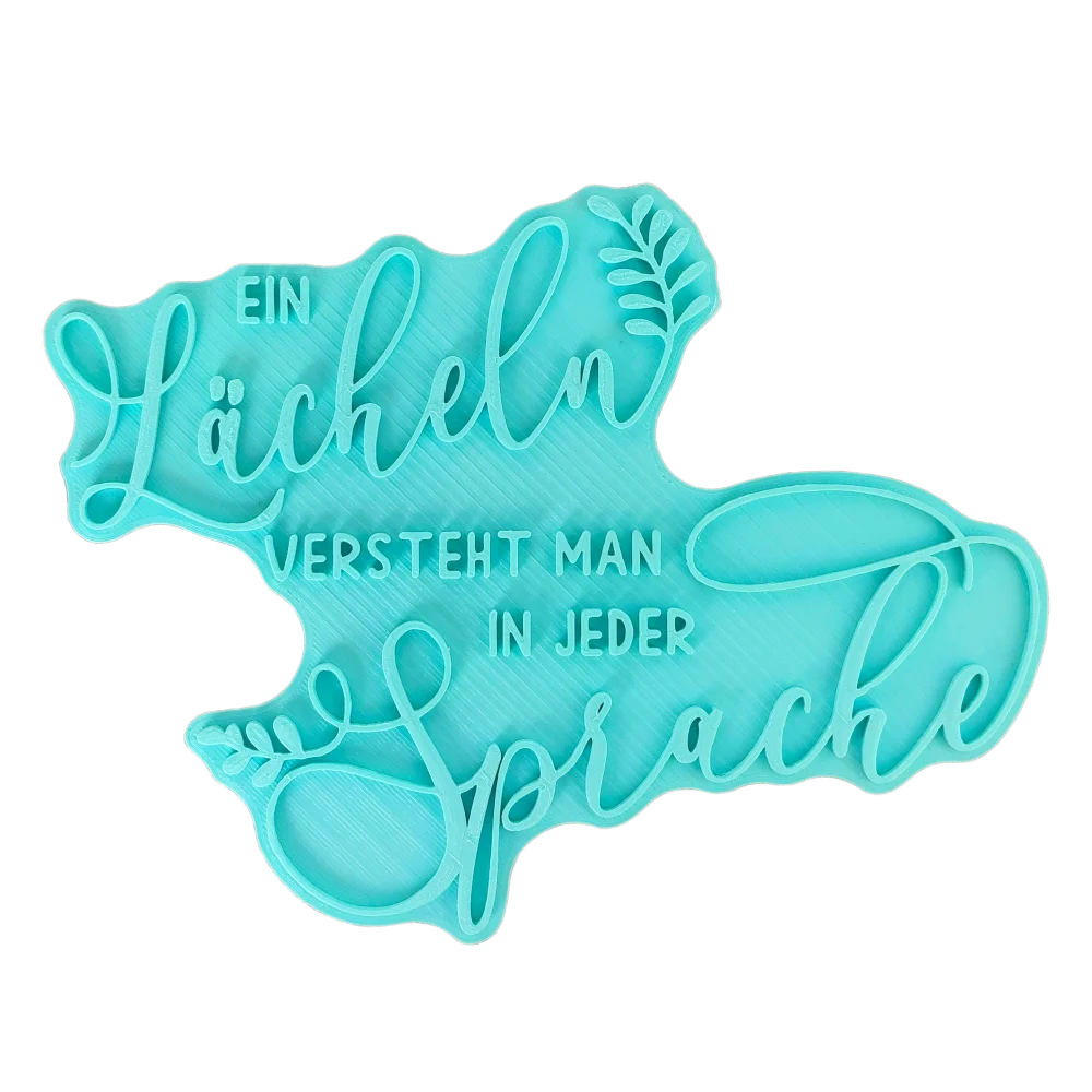 Ein Lächeln versteht man in jeder Sprache - Stempel - Minseart