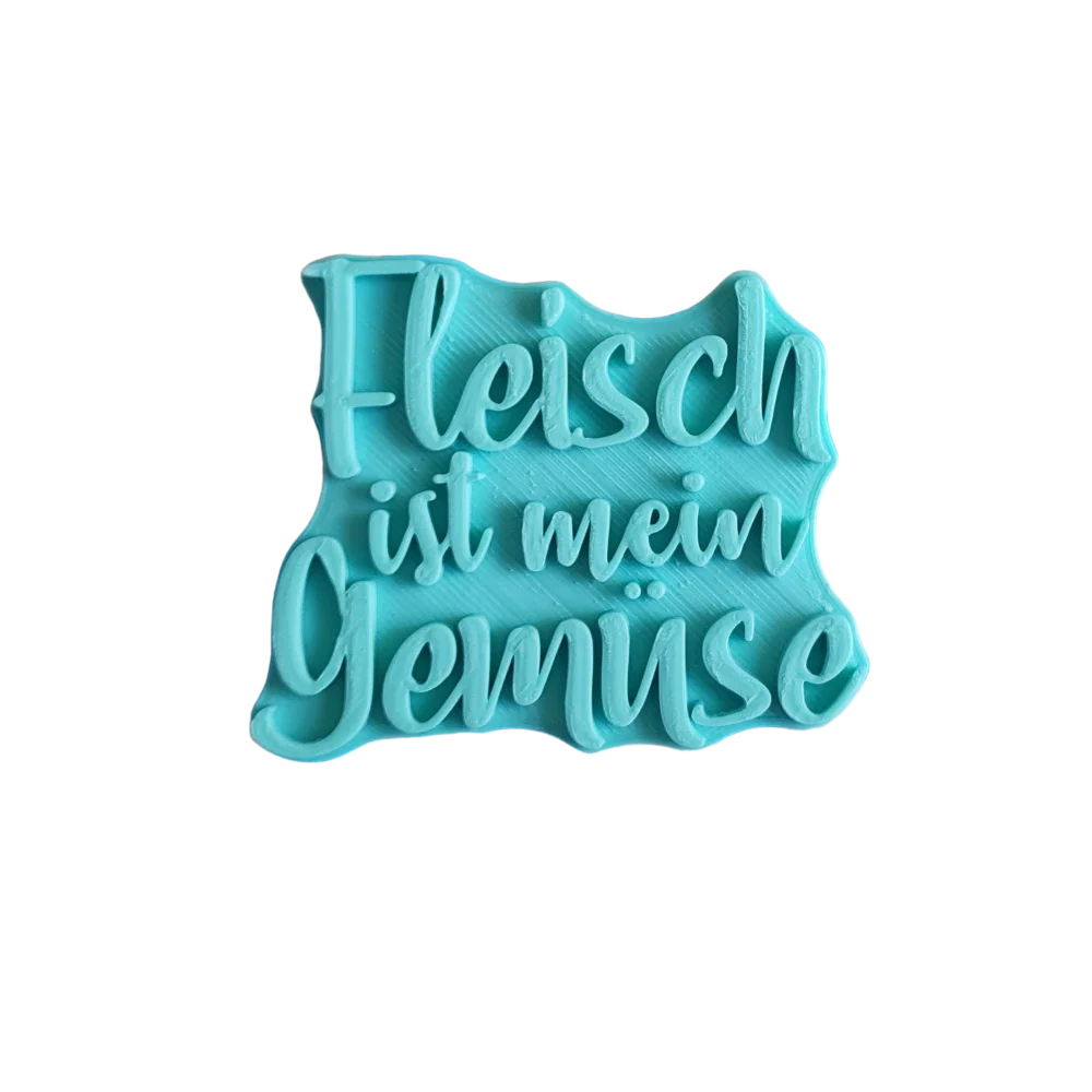 Fleisch ist mein Gemüse - Stempel - Spruchstempel