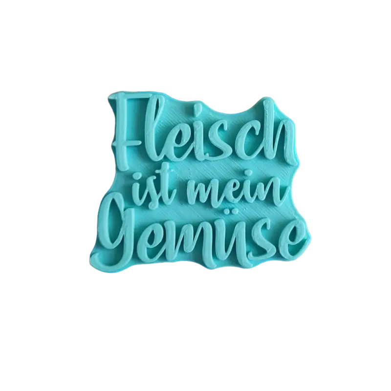 Fleisch ist mein Gemüse - Stempel - Spruchstempel