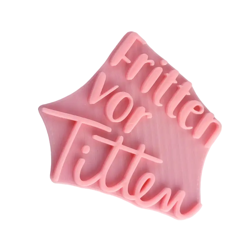 Fritten vor Titten - Stempel - Spruchstempel