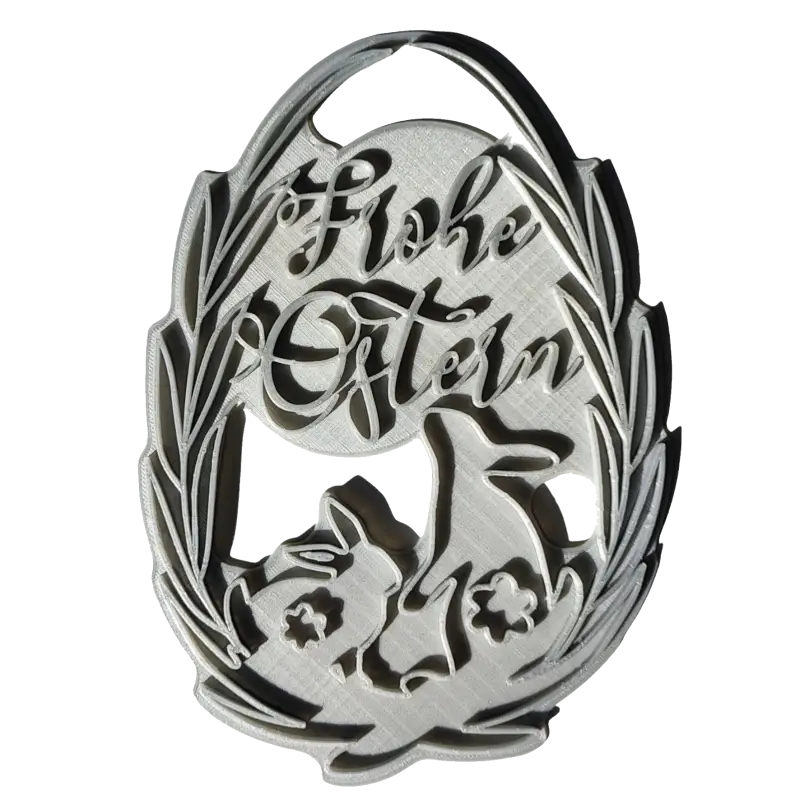 Frohe Ostern Osterei - Stempel - Minseart