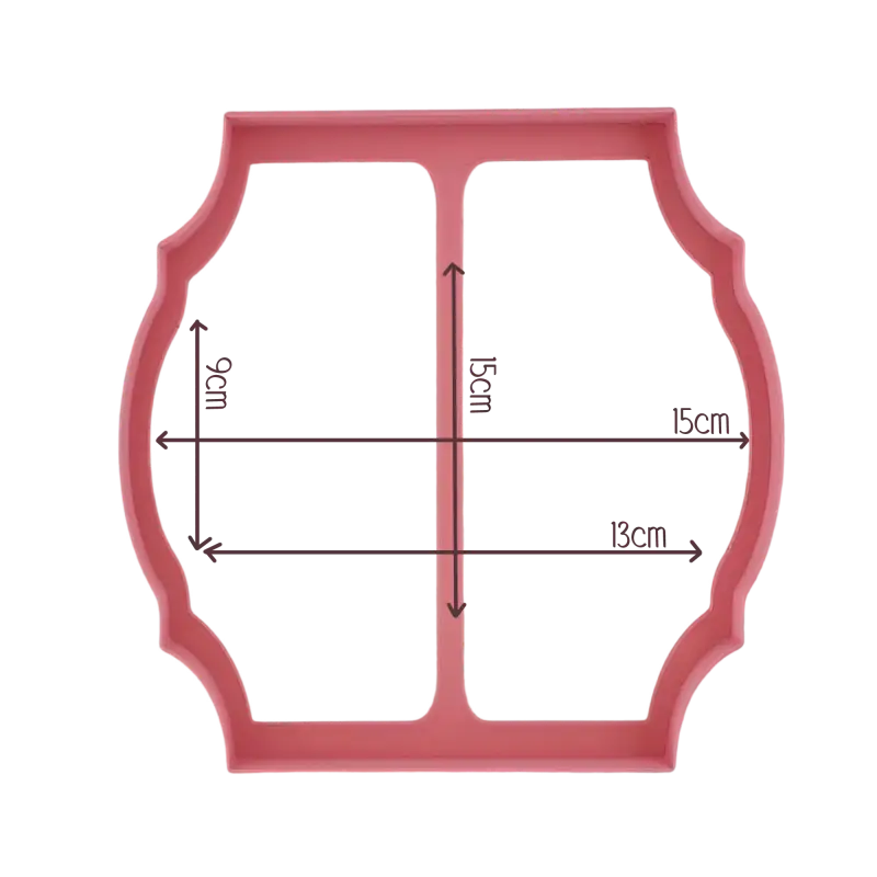 Geschwungener Tonausstecher 2 - Hoch - Spruchstempel