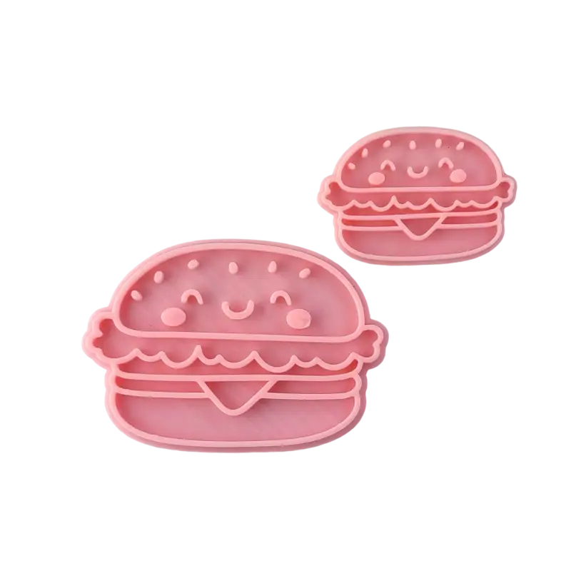 Glücklicher Burger - Stempel - Bildliche Stempel