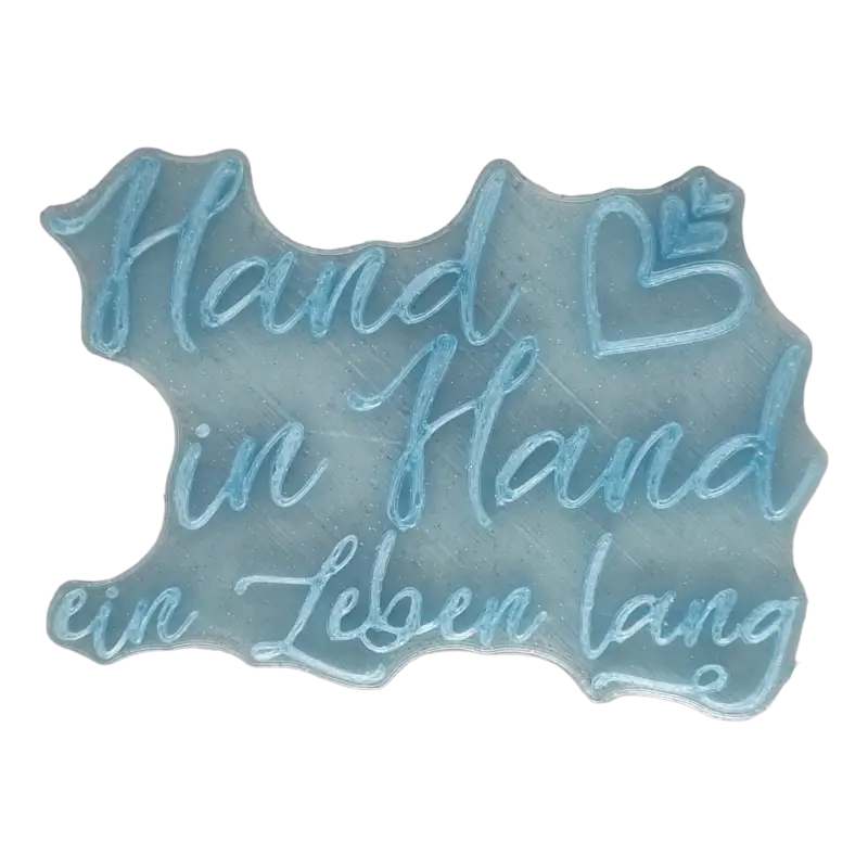 Hand in Hand ein Leben lang - Stempel - Minseart