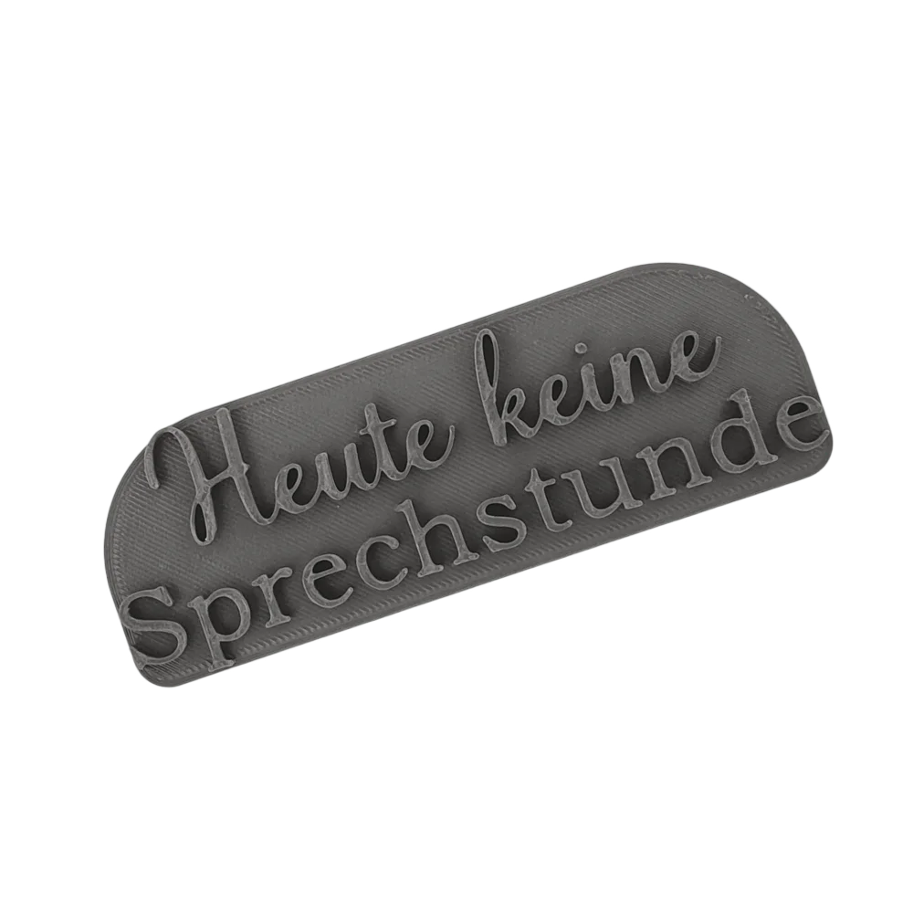 Heute keine Sprechstunde - Stempel - Spruchstempel