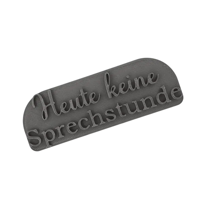 Heute keine Sprechstunde - Stempel - Spruchstempel