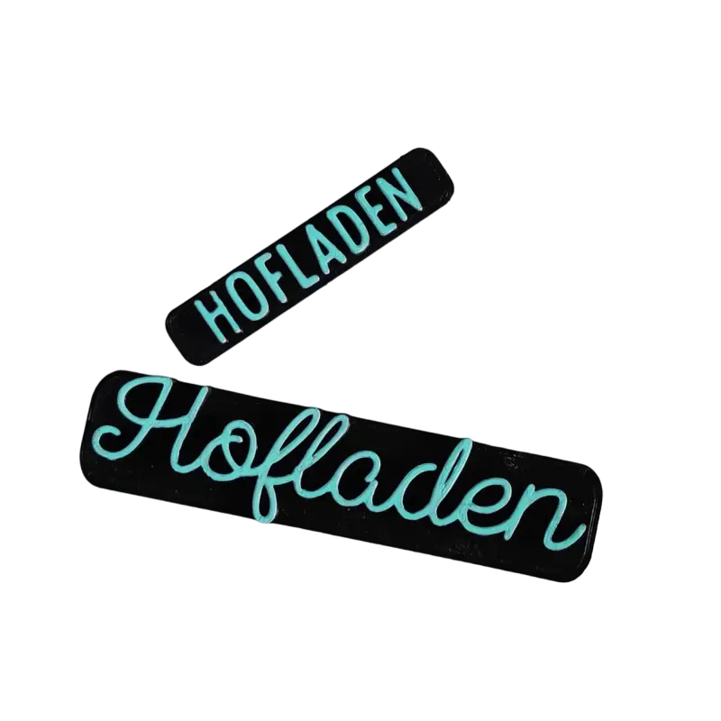 Hofladen - Stempel - Spruchstempel