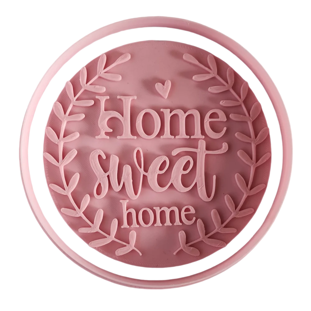 Home sweet Home - Prägestempel mit passendem Ausstecher - osterstempel