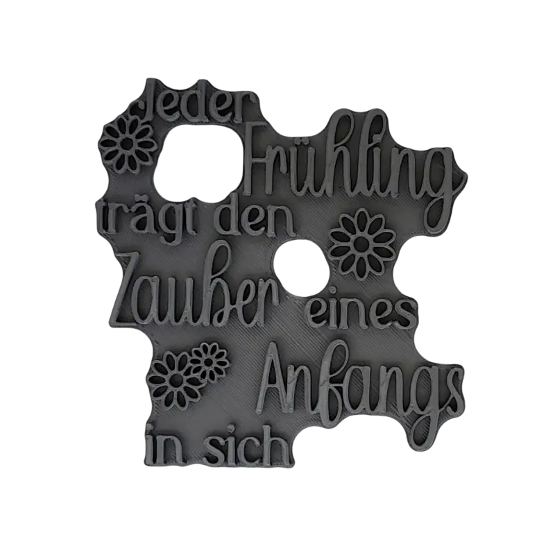 Jeder Frühling trägt den Zauber eines Anfangs in sich - Stempel - Minseart