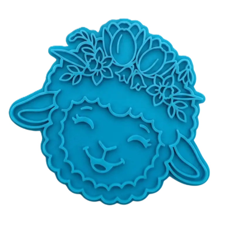 Keramikstempel ’Lachendes Lamm’ – Pure Gute Laune im Ton (12cm - 19cm) - osterstempel