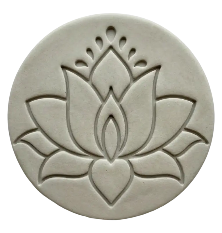 Keramikstempel ’Mystischer Lotus’ Prägestempel