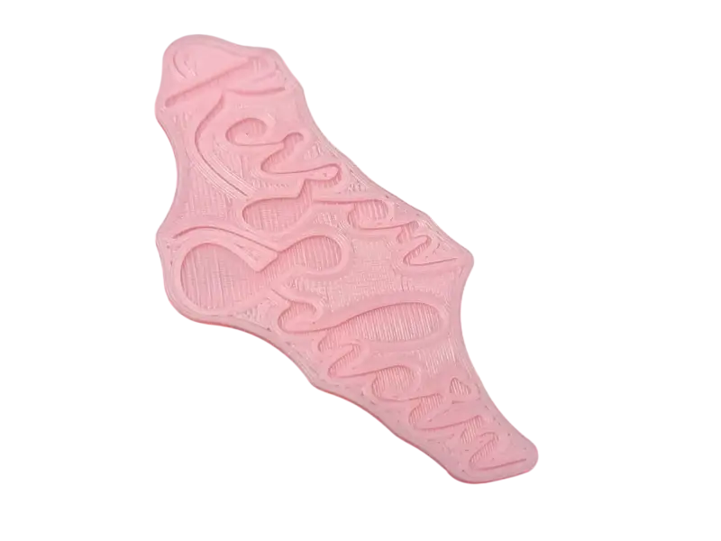 Kerzenschein - Prägestempel mit Positionierungshilfe auf der Rückseite - Spruchstempel