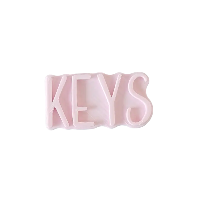 Keys Druckschrift - Stempel - Spruchstempel