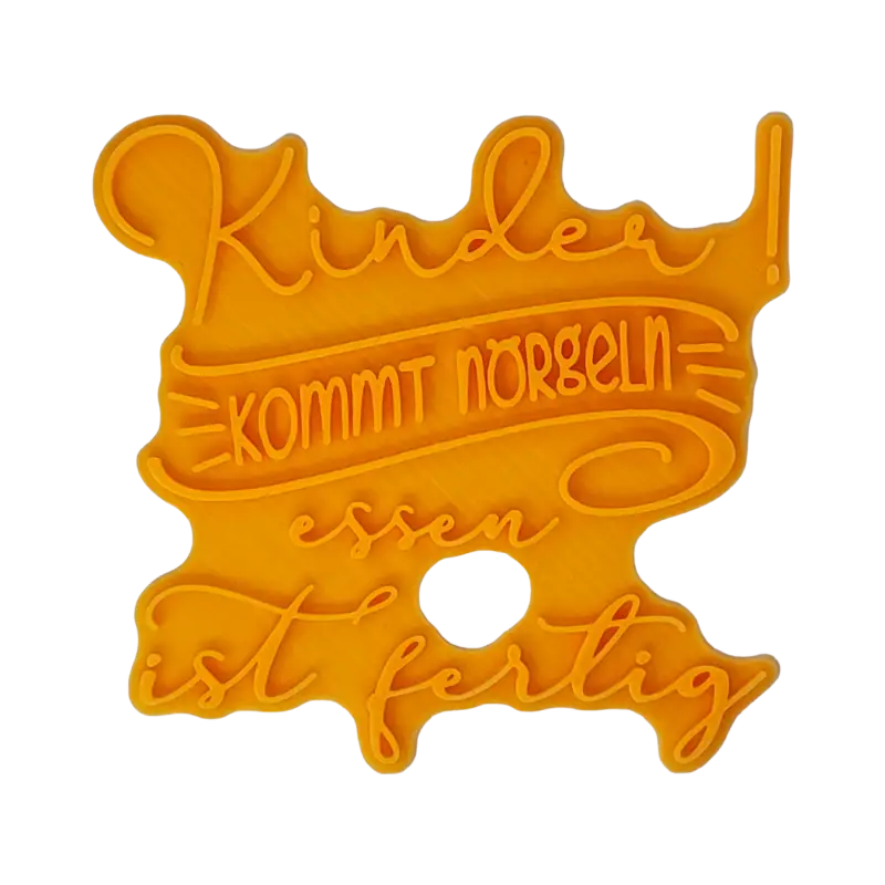 Kinder kommt nörgeln essen ist fertig - Stempel - Minseart