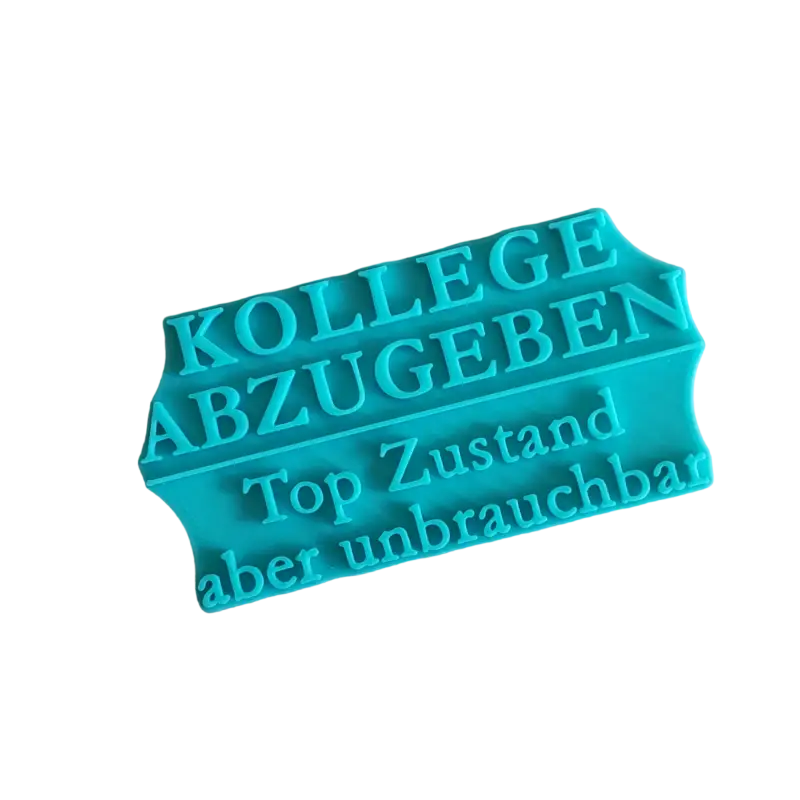 Kollege abzugeben - Top Zustand aber unbrauchbar - Prägestempel - Minseart