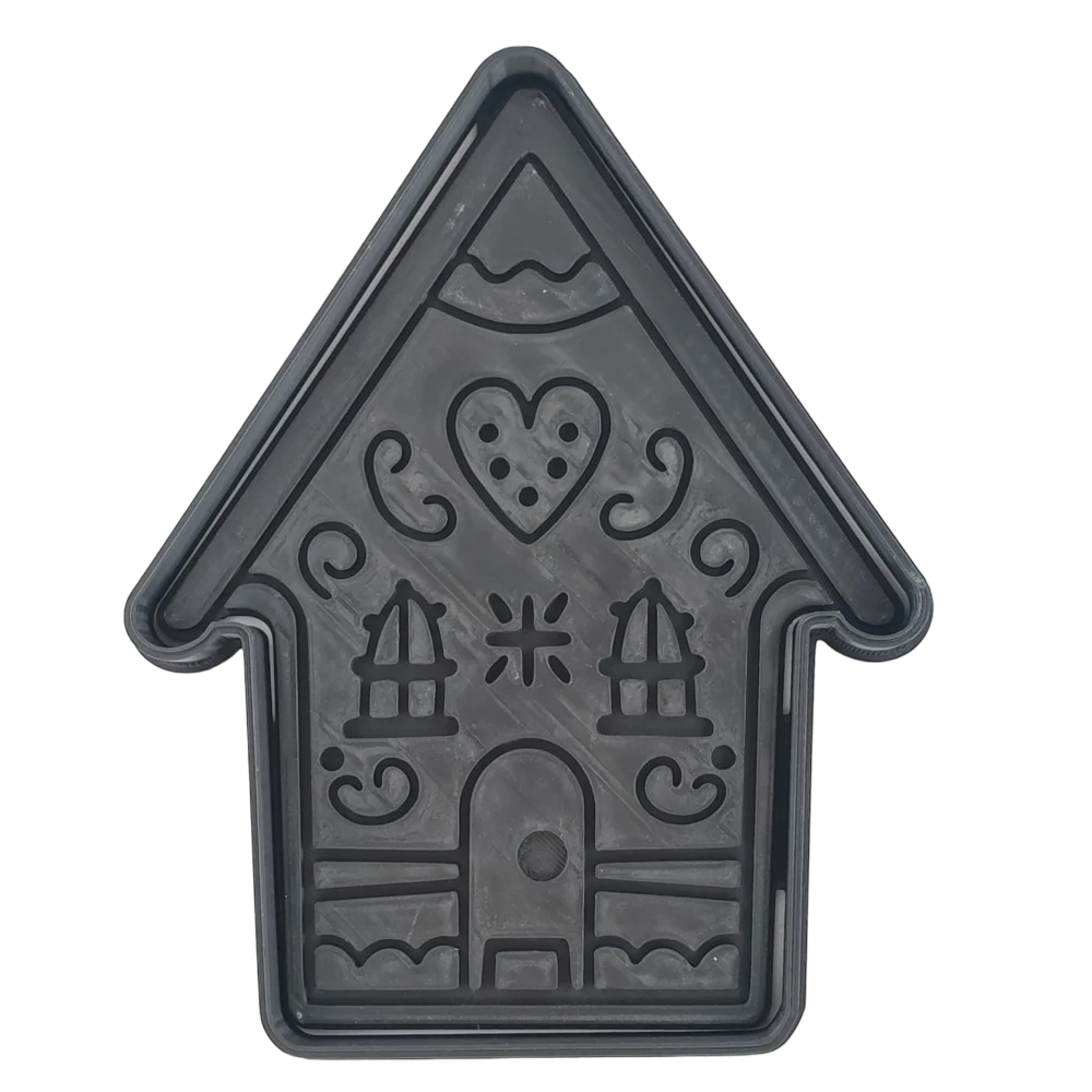 Lebkuchenhäuschen - Stempel - Spruchstempel
