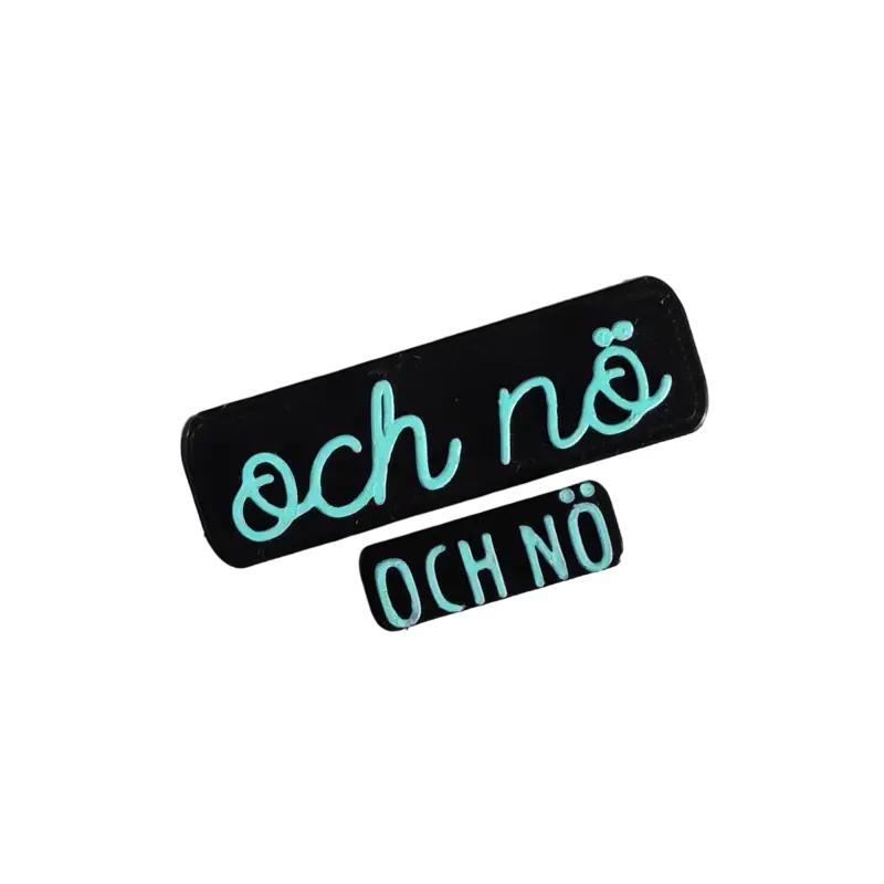 och nö - Stempel - Spruchstempel