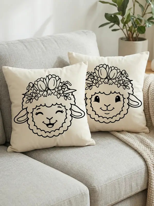 Plotterdatei Lämmer „Kleines Osterlamm“ – SVG DXF PNG