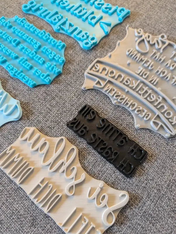 Schlagfertige Sprüche Set - Stempel B-Ware / 2te Wahl