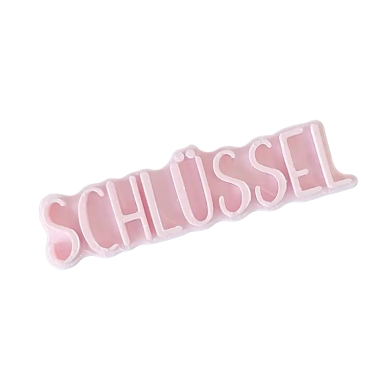 Schlüssel Druckschrift - Stempel - Spruchstempel