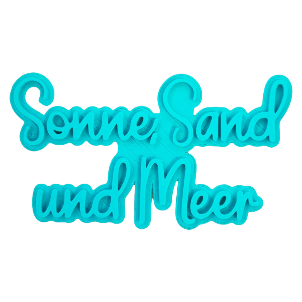 Sonne Sand und Meer - Stempel - Minseart