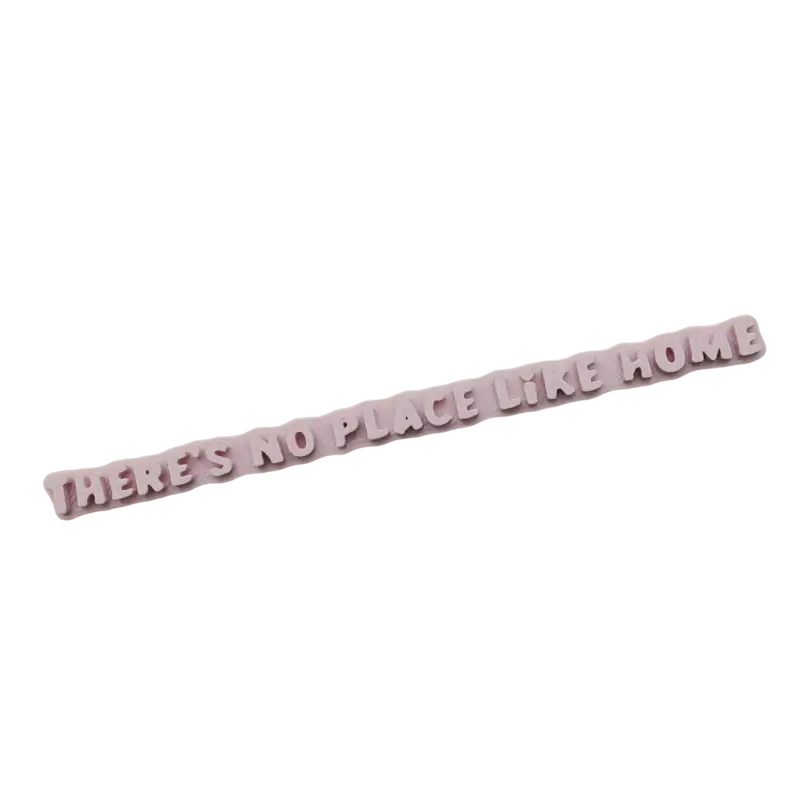 Theres no place like home - Stempel - Spruchstempel