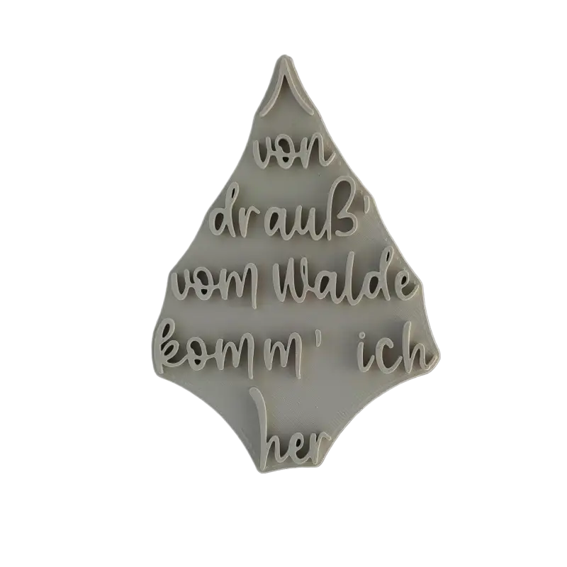Von drauß vom Walde komm’ ich her - Stempel - Spruchstempel