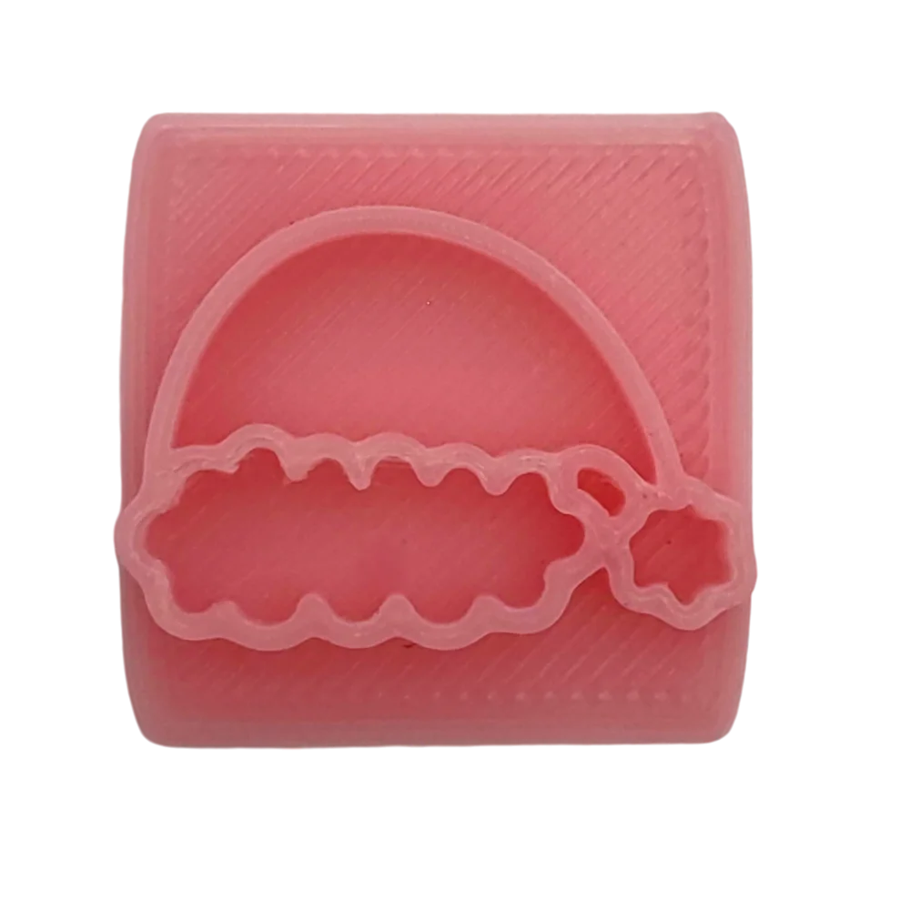 Weihnachts-Icon - Weihnachtsmütze - Prägestempel - Spruchstempel
