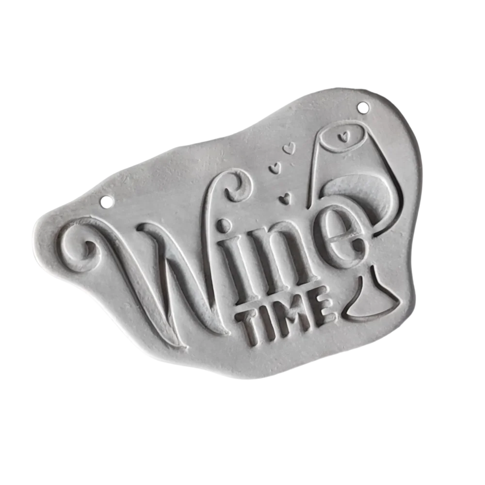 Wine Time - Stempel - Spruchstempel