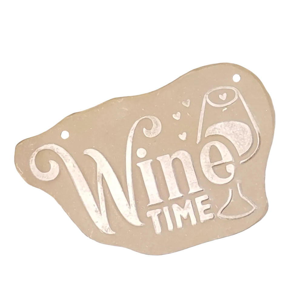 Wine Time - Stempel - Spruchstempel