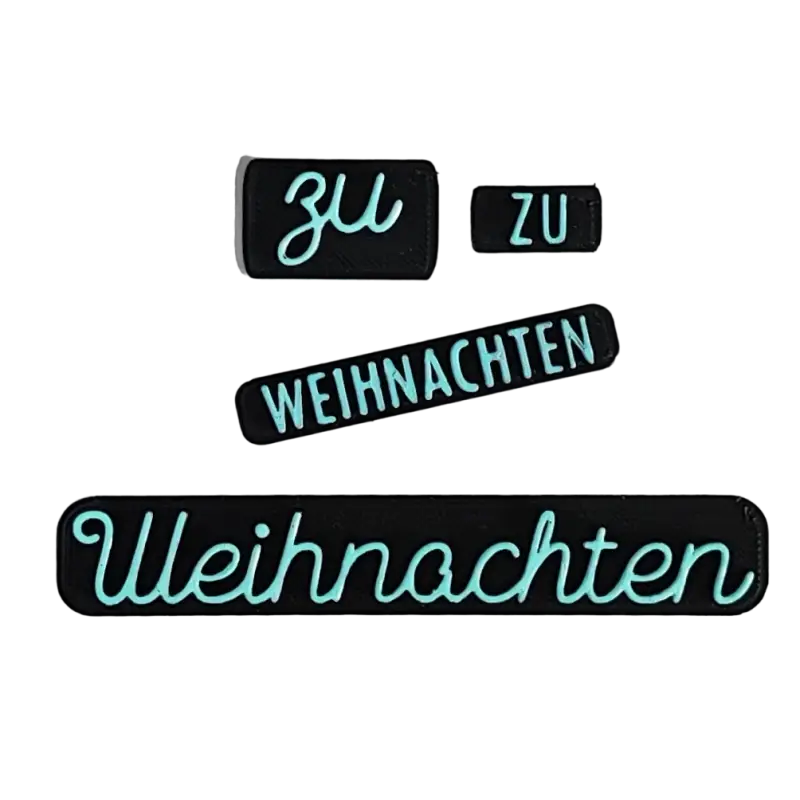 zu Weihnachten - Stempel - Spruchstempel