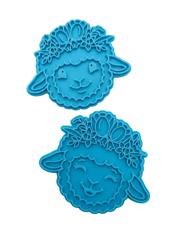 2er Set Keramikstempel ’Lämmer-Glück’ Sanft & Fröhlich - osterstempel