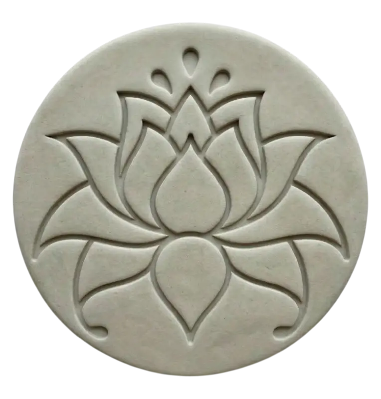4er Spar-Set Keramikstempel ’Zen Lotus Reise’