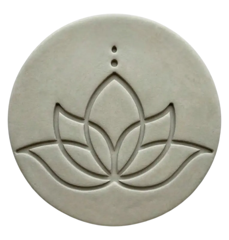 4er Spar-Set Keramikstempel ’Zen Lotus Reise’