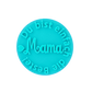 Präziser Stempel „Du bist einfach die Beste! Mama“ mit kleinem Herz-Detail für Ton. Hochwertiger Keramikstempel von MinseArt für tiefe Konturen – eine kreative Töpfer-Idee für handgefertigte Geschenke zum Muttertag und dein nächstes Projekt.