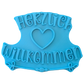 Herzlich Willkommen & Herz - Stempel | Detailreicher Keramikstempel für Ton - Minseart