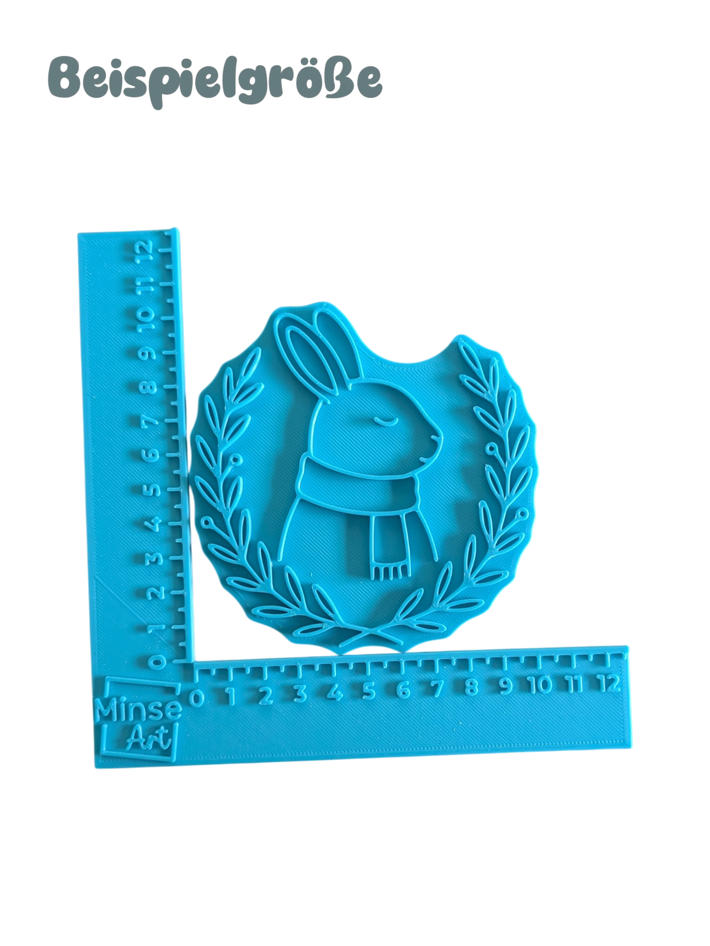 Ceramic stamp "Gentle Duckling" – Cute view with floral splendor (12cm - 19cm)