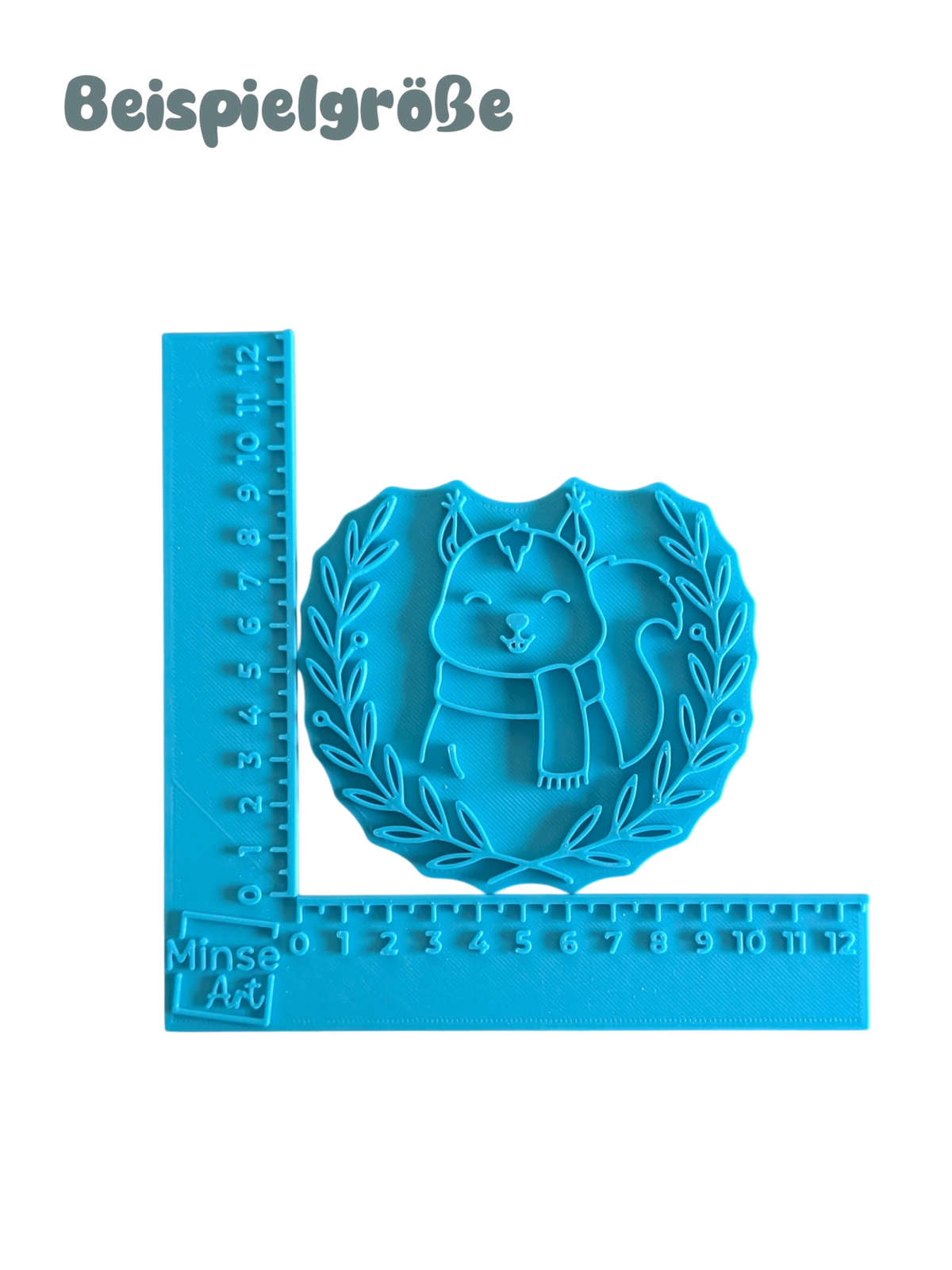 Ceramic stamp "Gentle Duckling" – Cute view with floral splendor (12cm - 19cm)