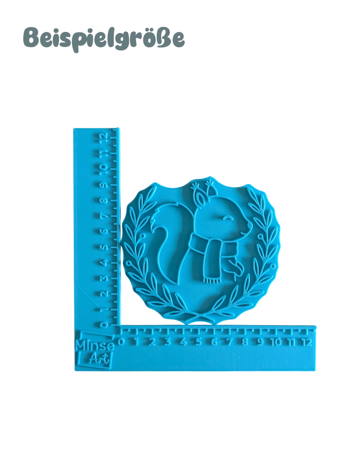 Ceramic stamp "Gentle Duckling" – Cute view with floral splendor (12cm - 19cm)