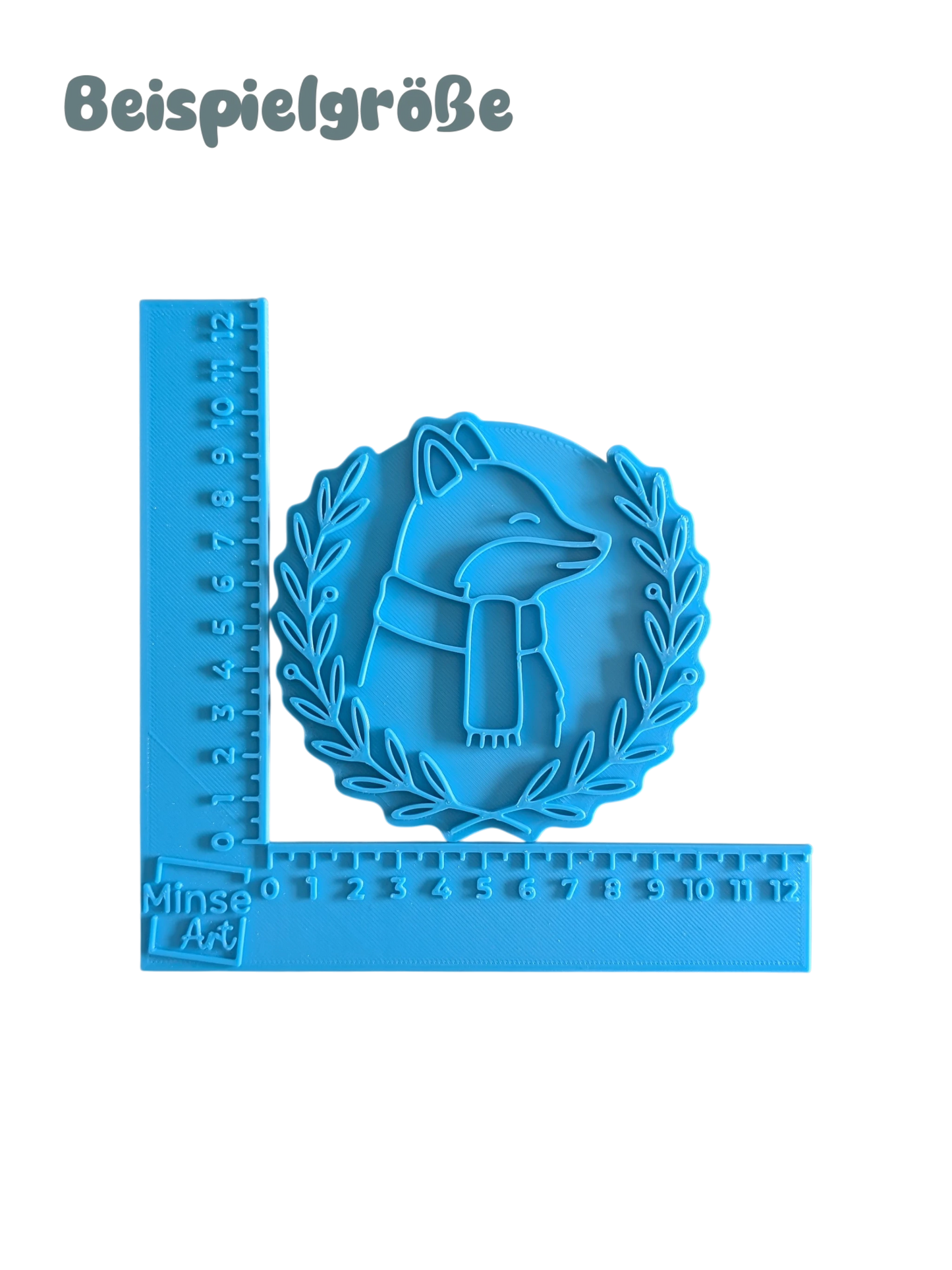 Ceramic stamp "Gentle Duckling" – Cute view with floral splendor (12cm - 19cm)