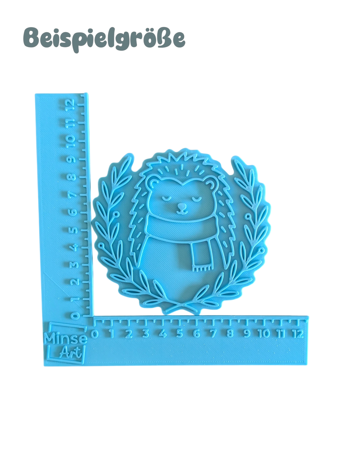 Ceramic stamp "Gentle Duckling" – Cute view with floral splendor (12cm - 19cm)