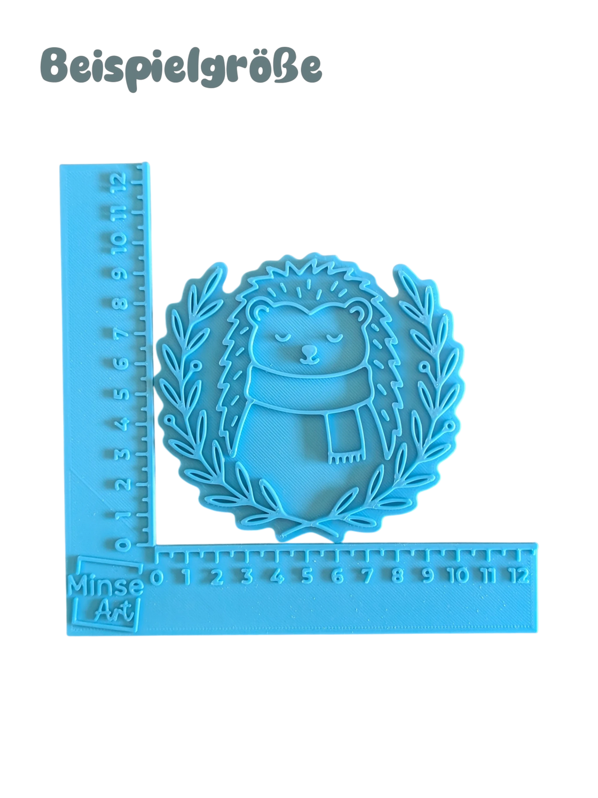 Ceramic stamp "Gentle Duckling" – Cute view with floral splendor (12cm - 19cm)